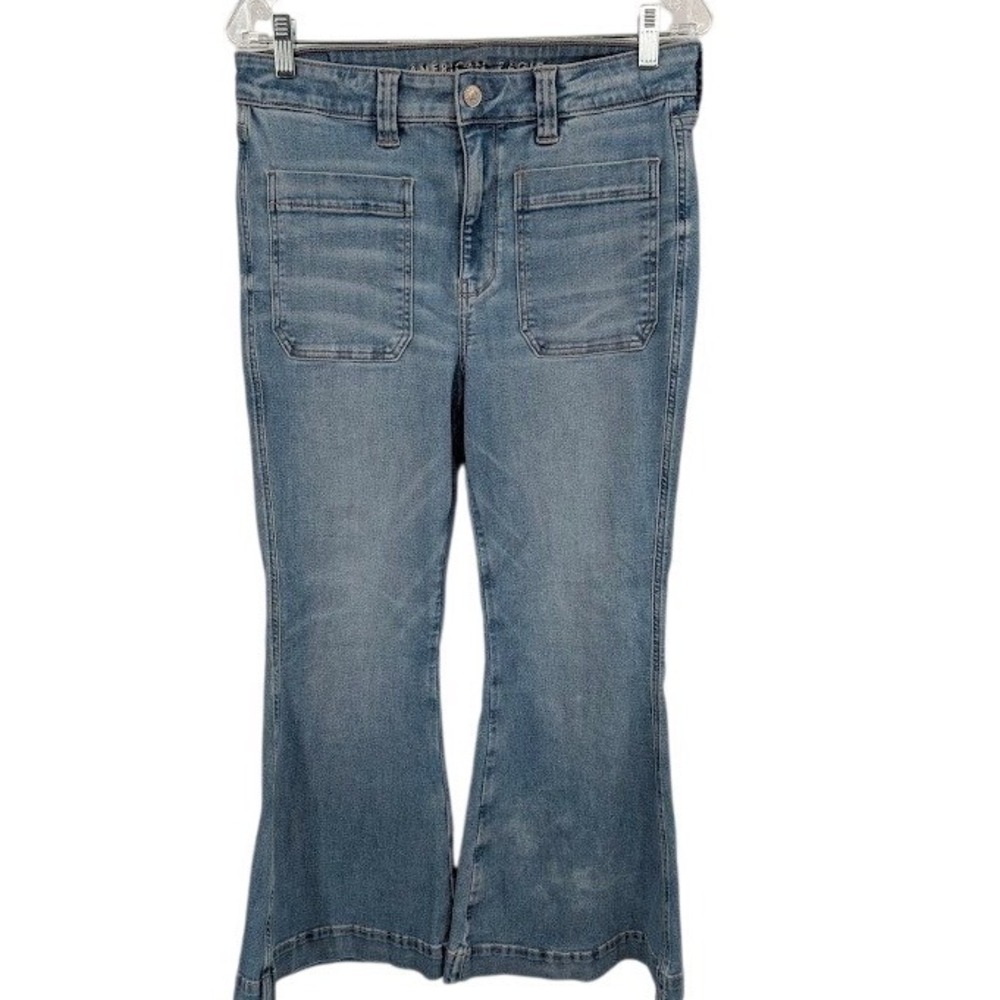 American Eagle Festival Flare Blue Jeans NWT Women's sz‎ 10